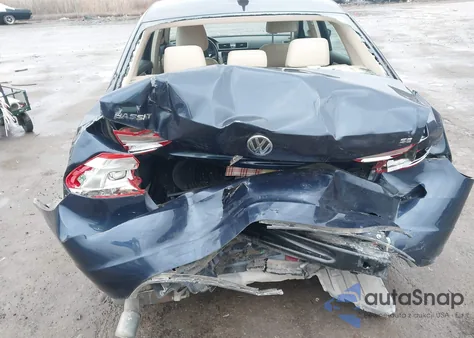 2013 Volkswagen Passat 2.5L Se from USA, damaged, VIN 1VWBH7A32DC077537